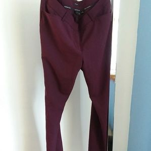 MUST GO Maroon Worthington dress pants
